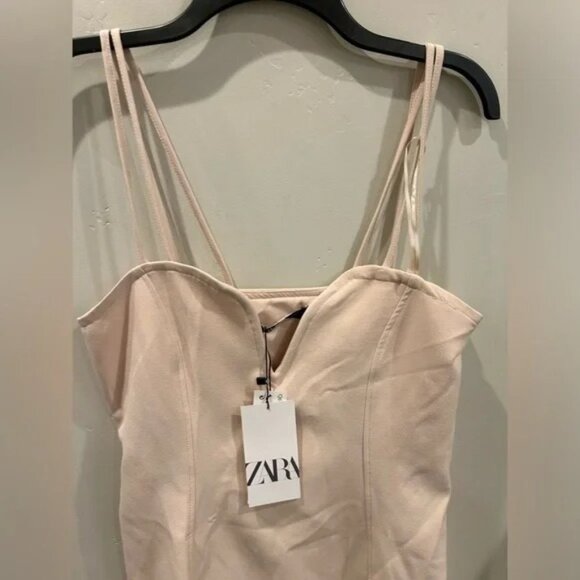 Zara Sweetheart Neckline Dress NWT L ✨✨ - Picture 8 of 10